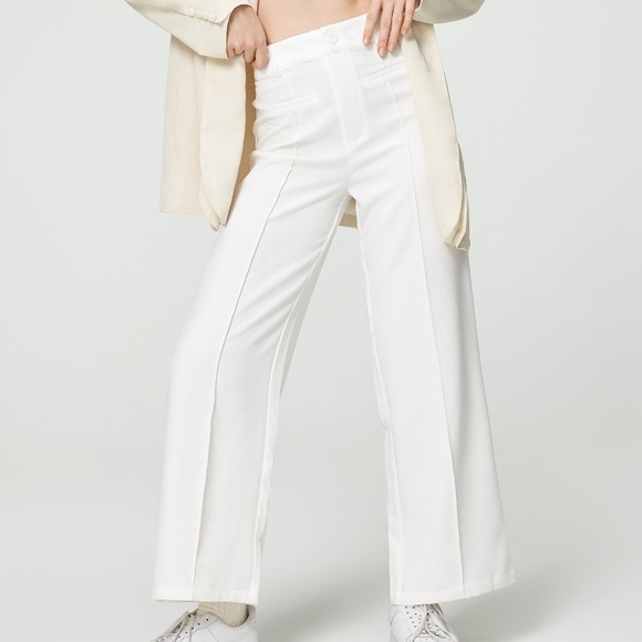 NWT Solid Stitch Straight Leg Trousers - Picture 1 of 4